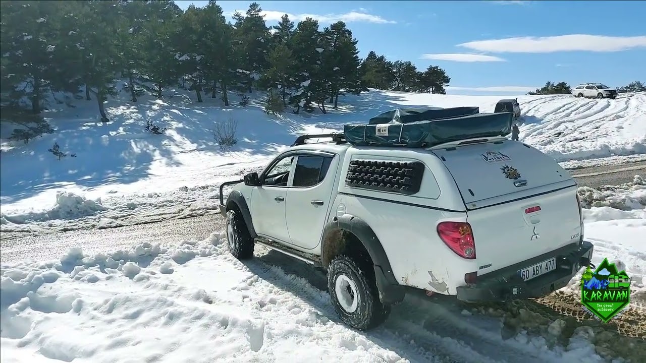 #4X4 #OFF ROAD #FULLBACK VE #MITSUBISHI #L200 İLE KARLAR İÇİNDE