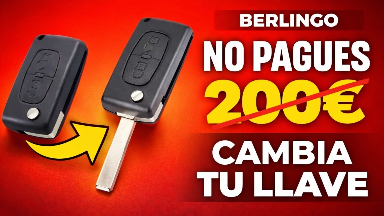 Cambiar la carcasa y espadin de  Citroen Berlingo
