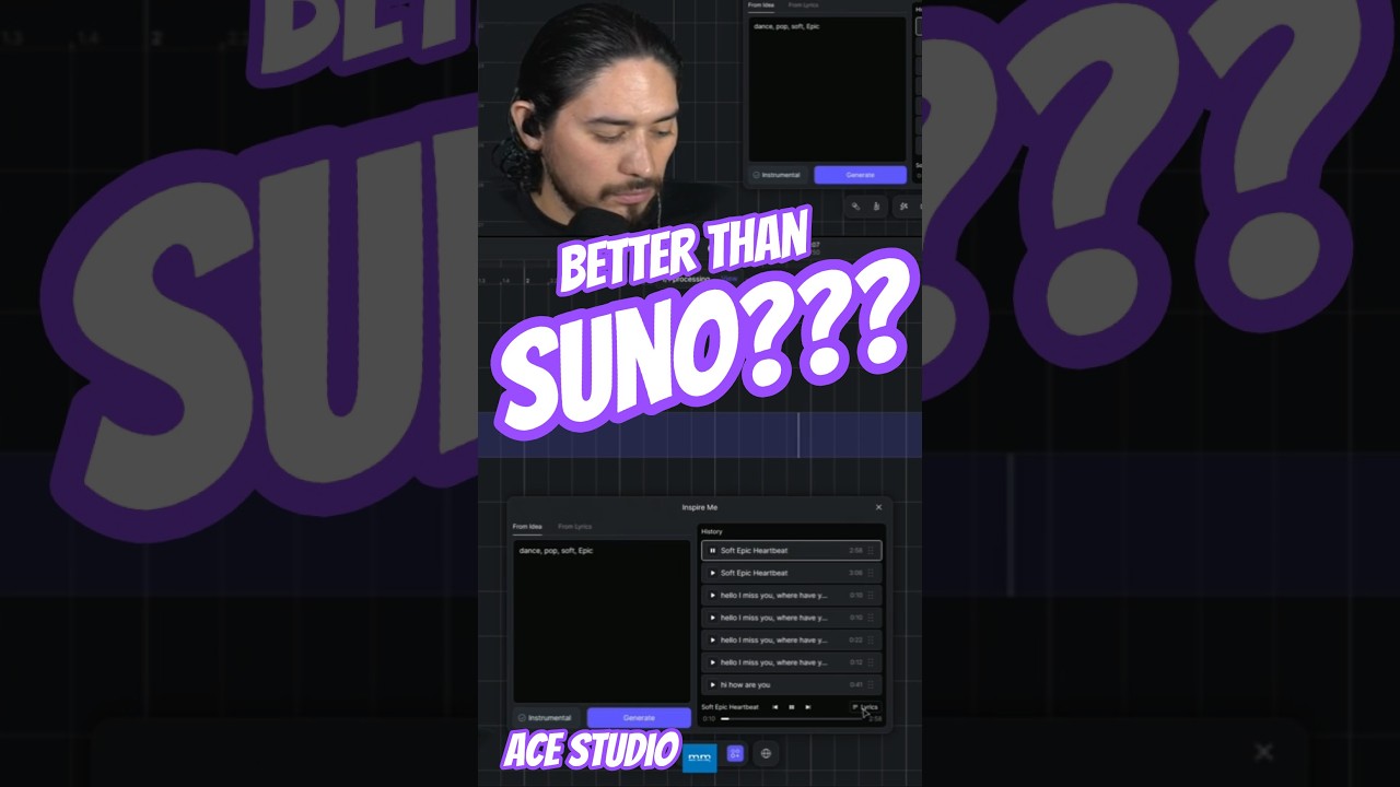 New way of creating music using Ace studio!