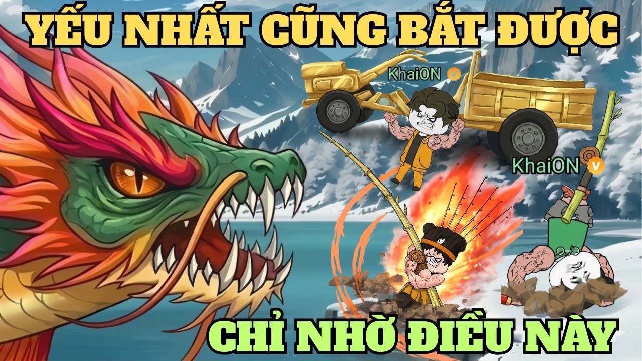 Tay câu YẾU NHẤT cũng bắt được NHIỄM DI NGƯ, chỉ nhờ điều này - Game câu cá vạn cân