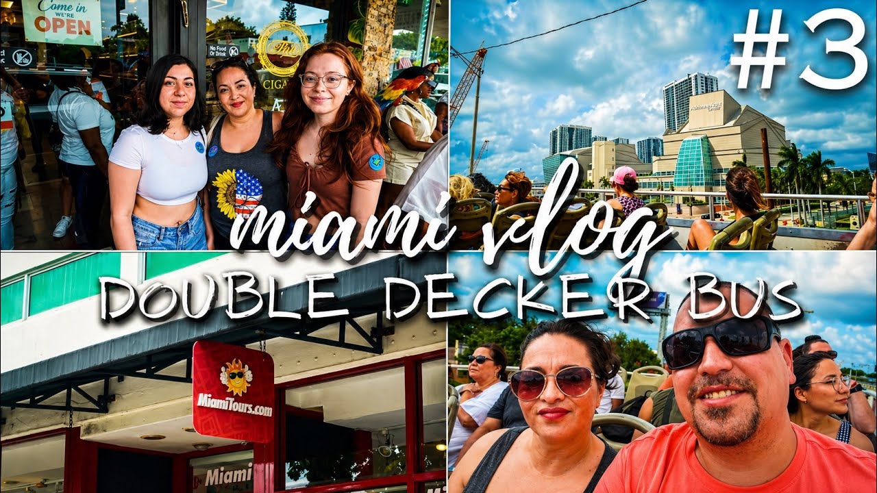 Miami Double Decker Bus tour YouTube review purchased through GROUPON!
