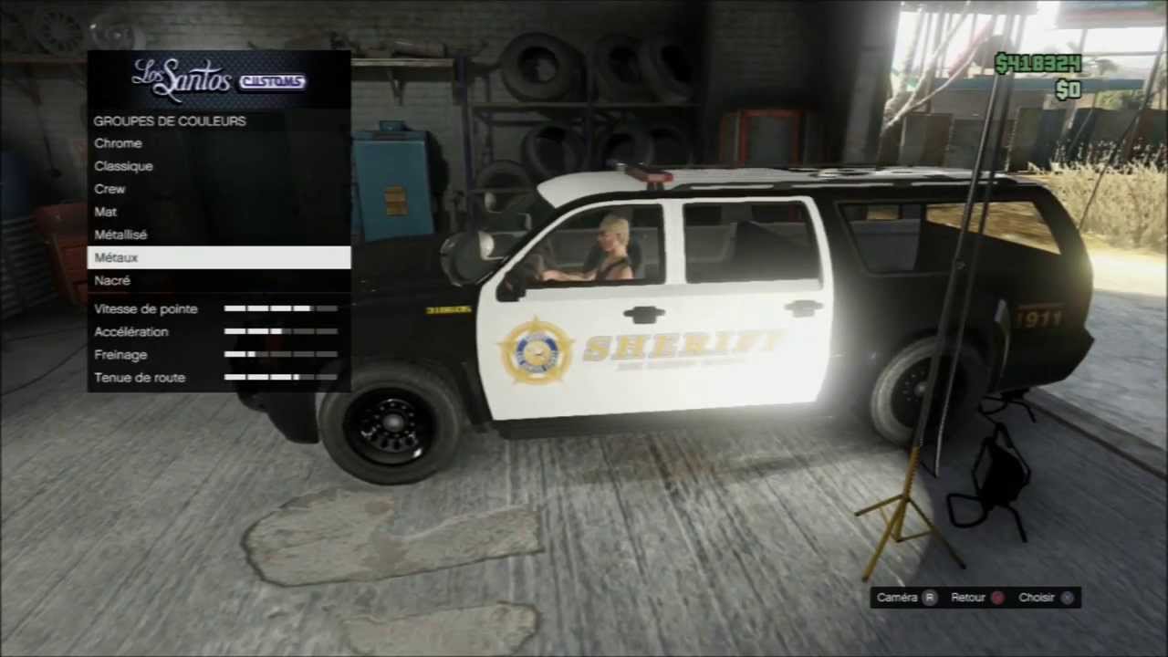GTA V ONLINE - Avoir le SUV Sheriff, 4x4 de police !