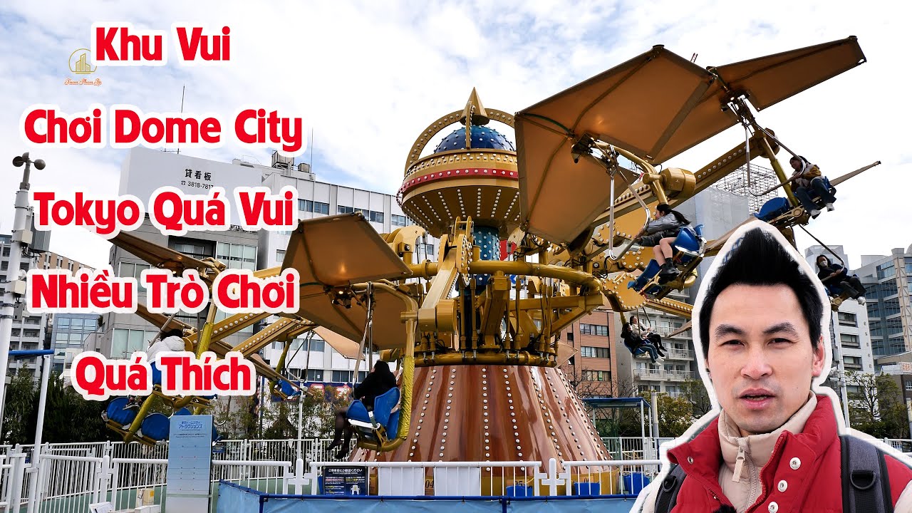 Trải Nghiệm TOKYO DOME CITY – Thiên Đường Giải Trí Giữa Lòng Tokyo! 🎢🎡Hoặc