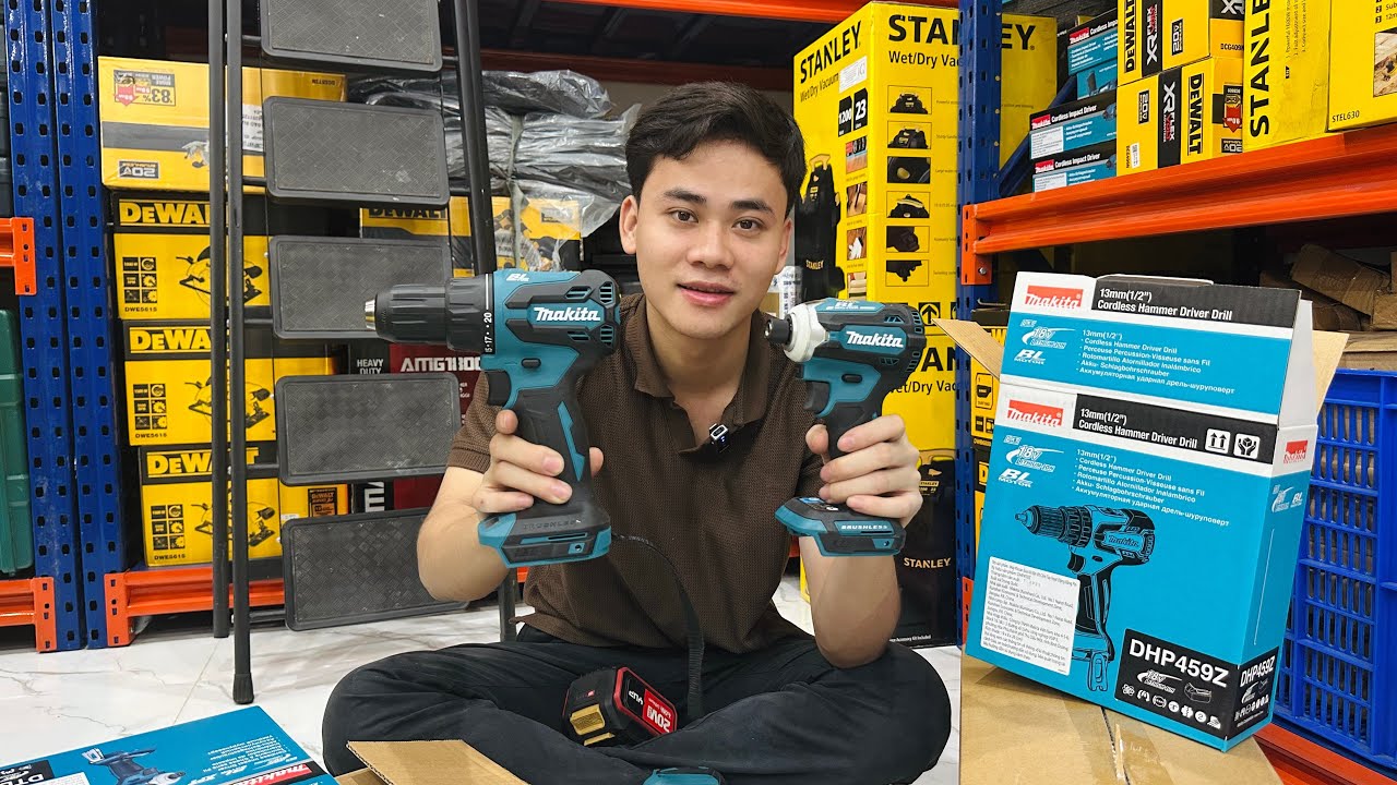 ✅ DHP490 makita về lại h&agrave;ng gi&aacute; si&ecirc;u tốt 1480k m&aacute;y pin makita vẫn giữ gi&aacute; ngon