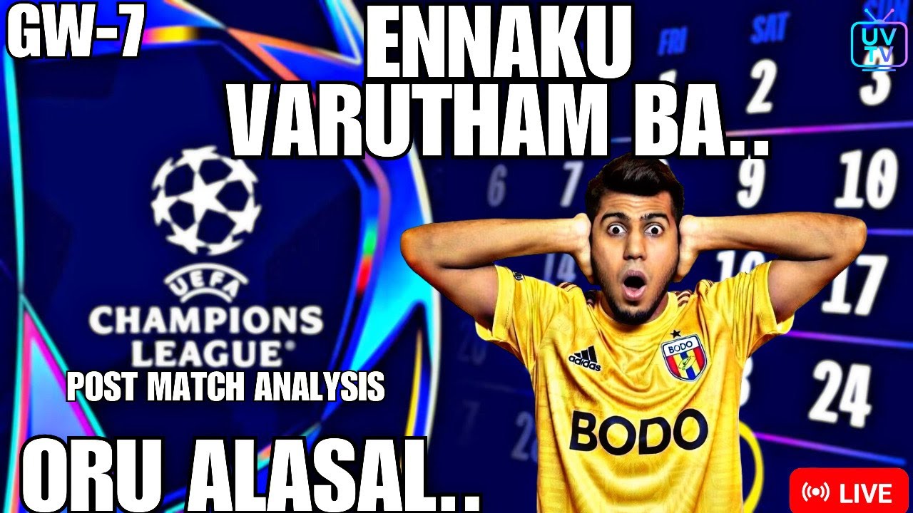 🔴UCL Matchday 7: 3-1 City Loss, 2-1 PSG Loss, 6-1 Real Win — Enna Da Nadanthuchu! Full Review!