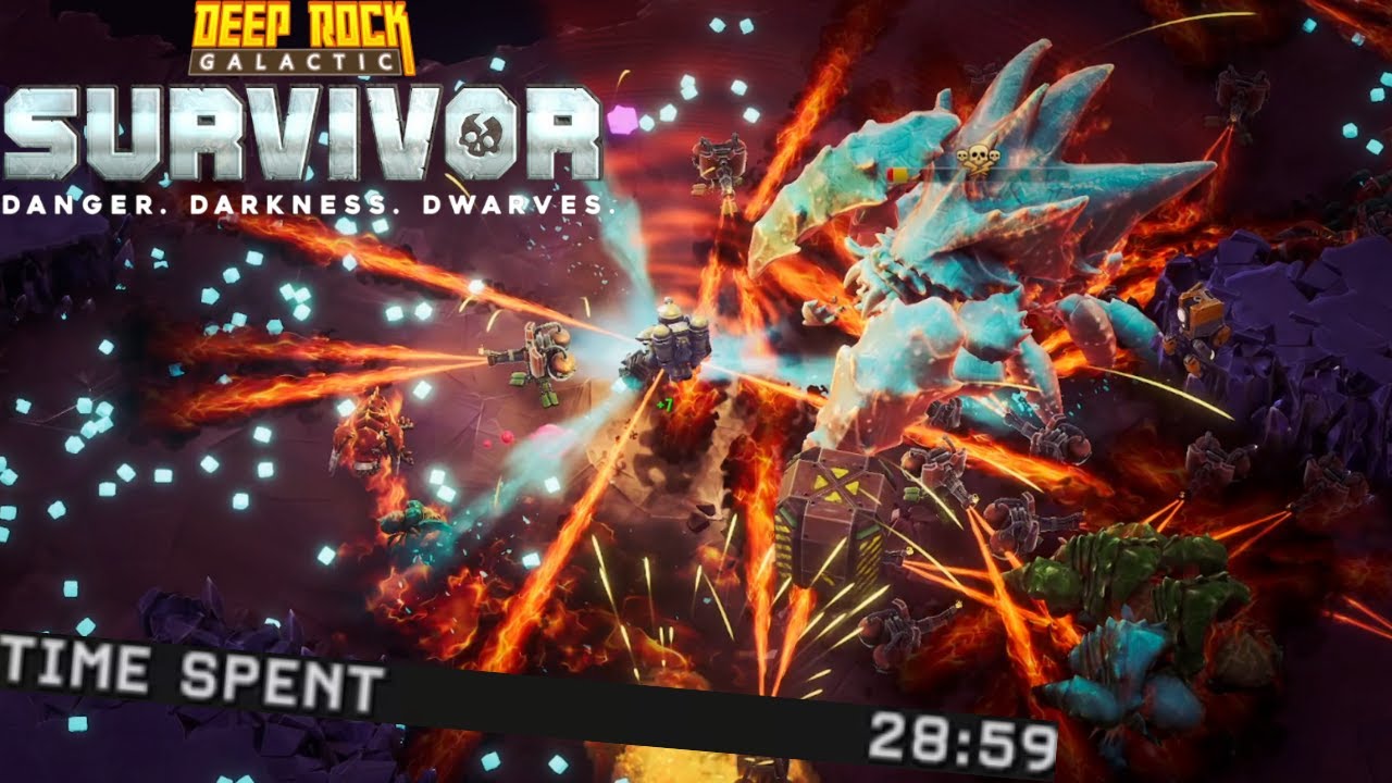 SPEEDRUNNING 10 Stages! | Deep Rock Galactic: Survivor
