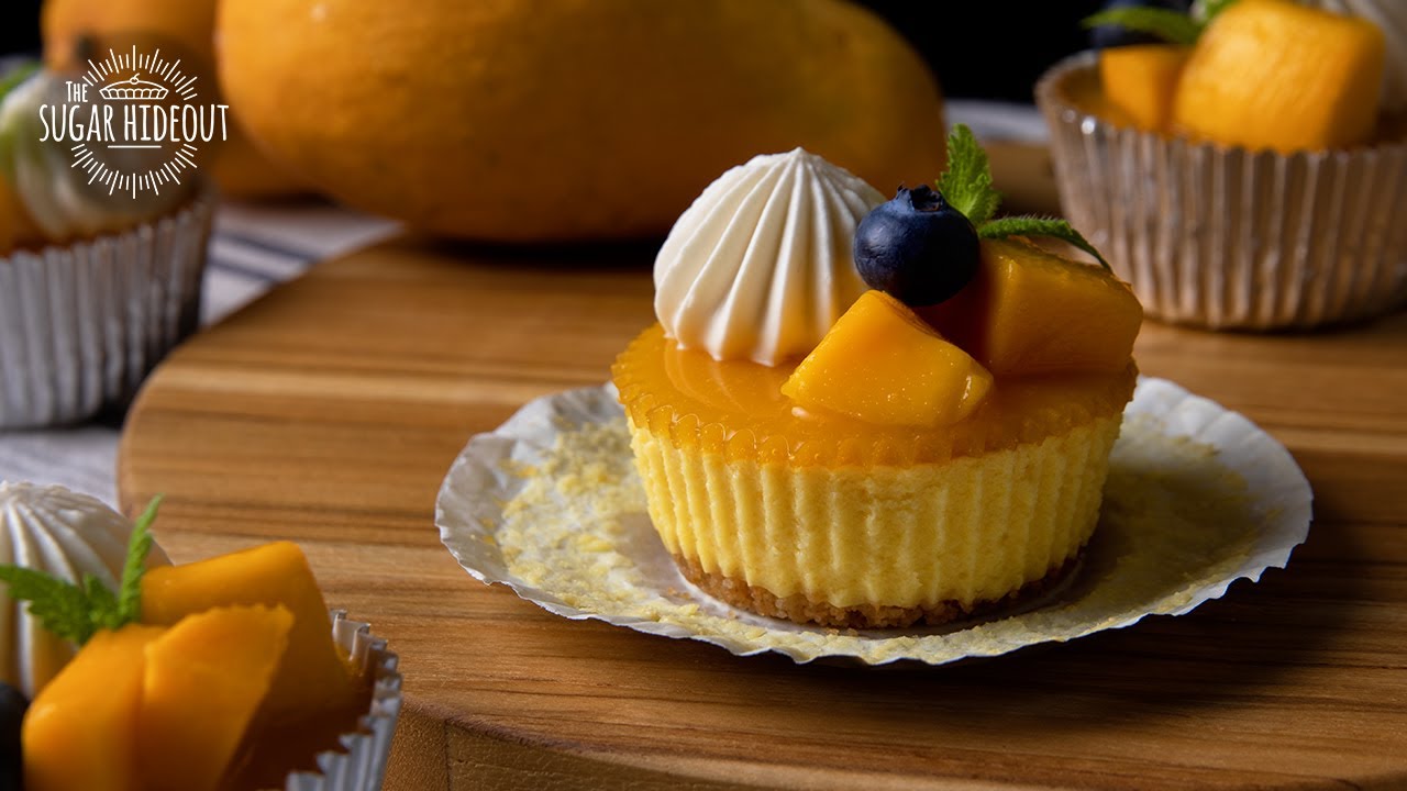 Mini Mango Cheesecakes - Creamy and Rich | Silent Baking, ASMR