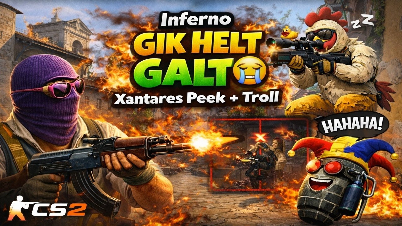 Inferno GIK HELT GALT 😭🔥 | Xantares Peek + Troll