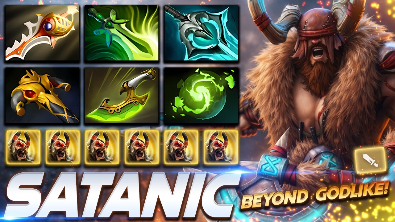 Satanic Beastmaster Godlike - Dota 2 Pro Gameplay [Watch & Learn]