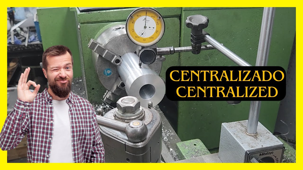 How to Center a Part on a Lathe | Como Centralizar a Peça no Torno