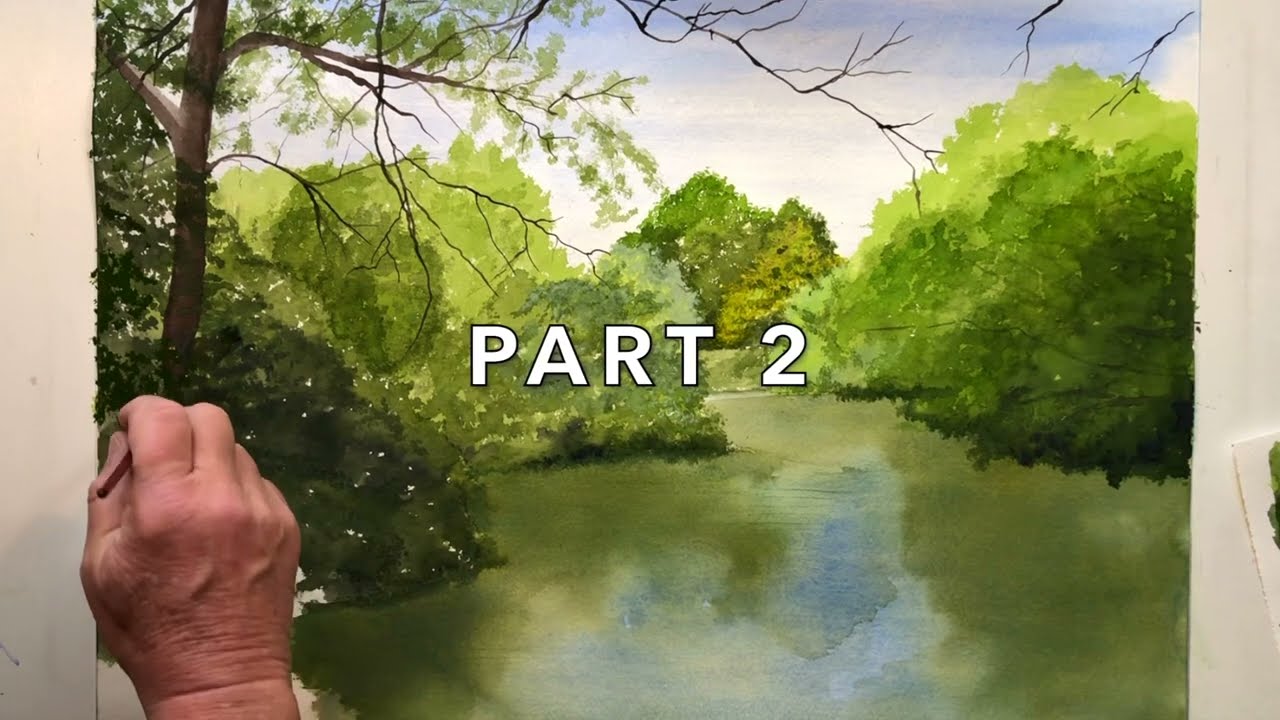 Part 2/Painting with Relaxing Music/Meditation & Spirit/Watercolour Painting/River Colne/Colchester
