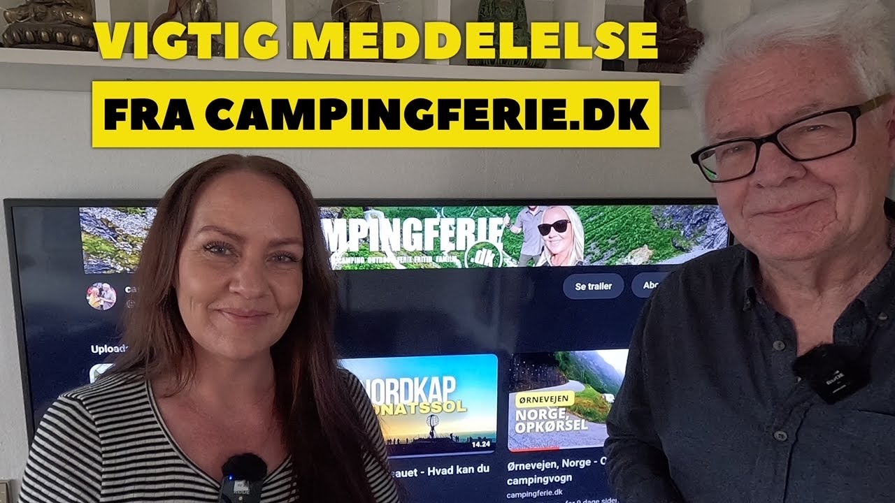 Vigtig besked fra Campingferie.dk