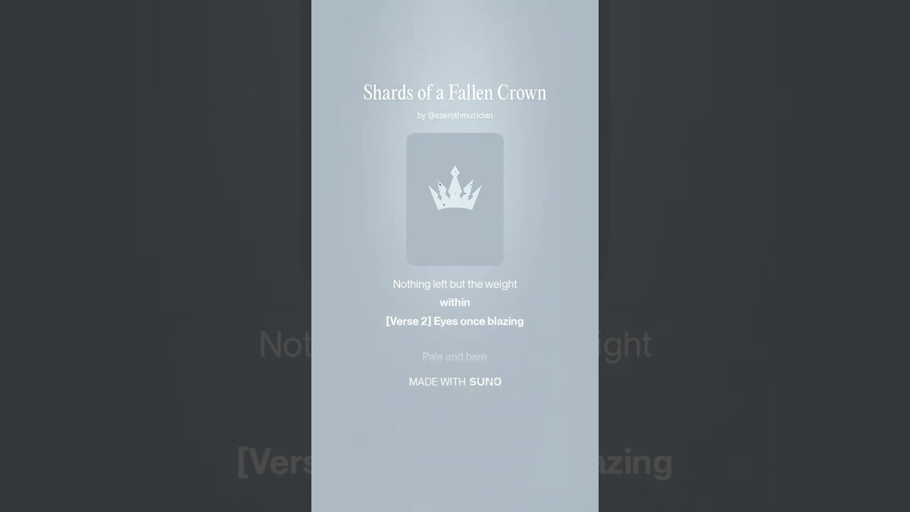 Shards of a Fallen Crown