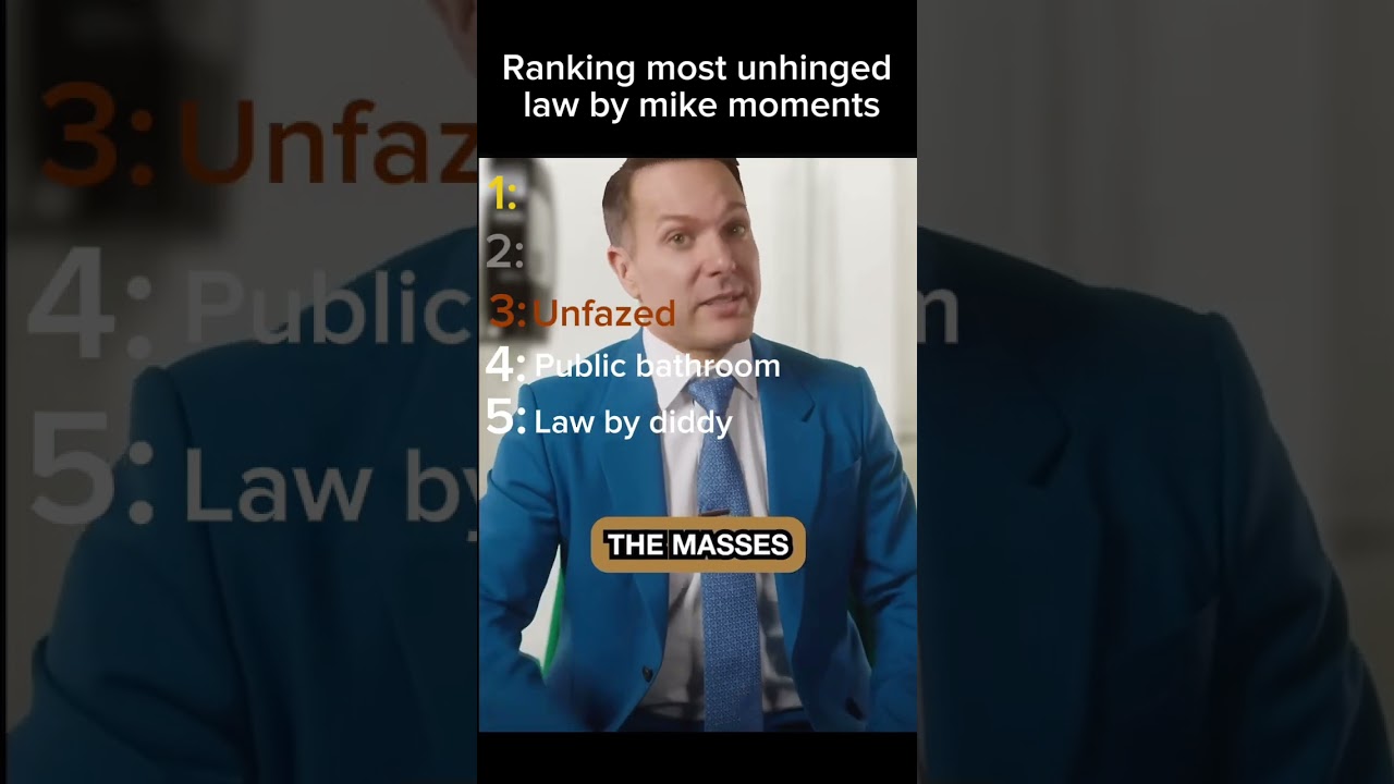 Ranking most unhinged law by mike moments #ranked #trending #lawbymike