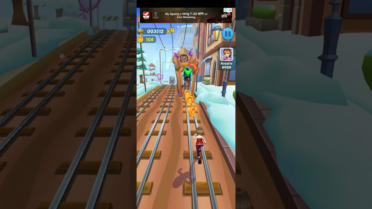 Subway princess_Almost fun kids gameplay #shorts 43