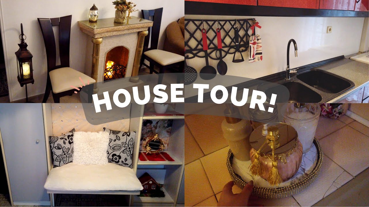 HOUSE TOUR & ΧΕΙΡΟΠΟΙΗΤΕΣ ΚΑΤΑΣΚΕΥΕΣ - Φτιάξαμε μόνοι μας τζάκι! 🔥 Maria Lalap