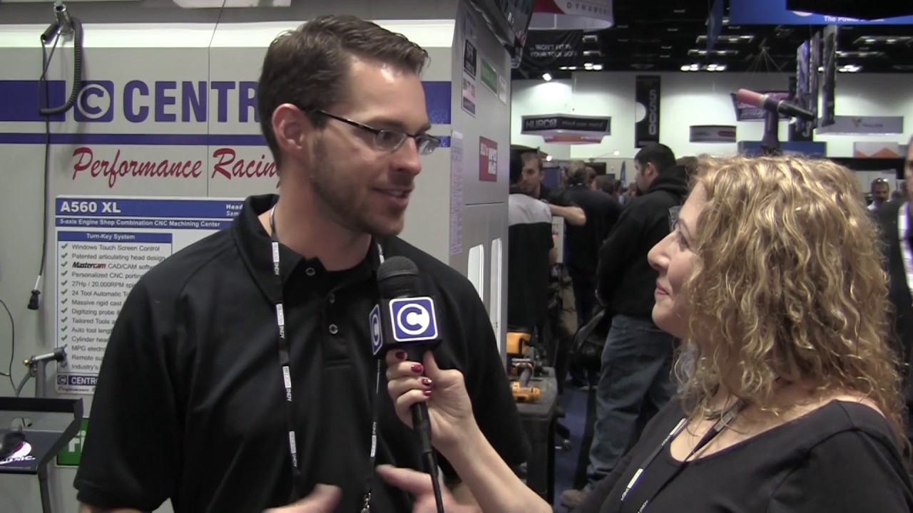 5 axis CNC Engine Shop Machining Center: Centroid PRI 2016 Show video