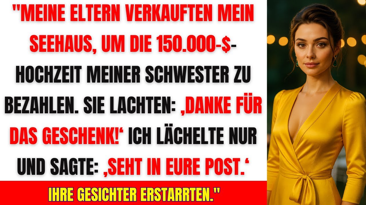 Sie stahlen mein Erbe für ihre Traumhochzeit – doch ich holte mir alles zurück