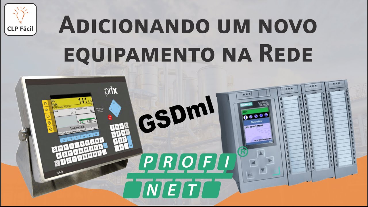 Adicionando uma Balança em uma Rede Profinet | Instalando o arquivo GSDml | TIA PORTAL - Siemens