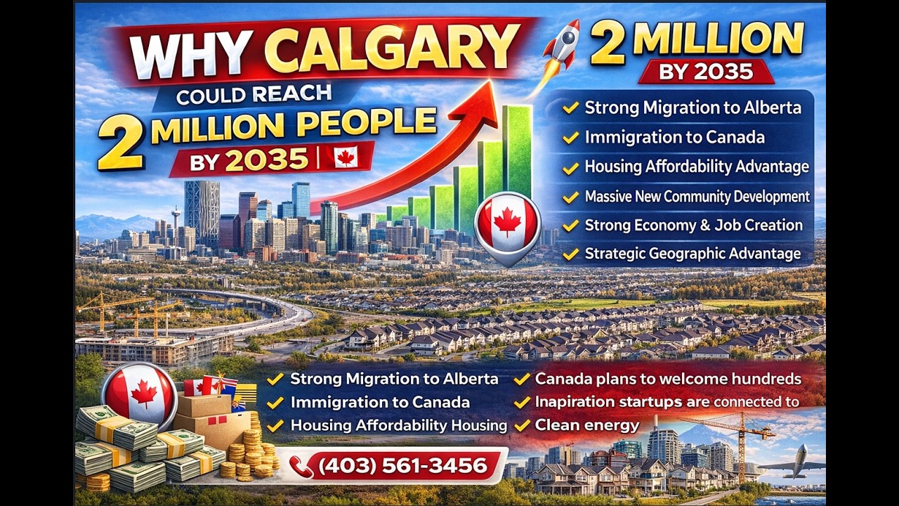 Calgary Population Boom: Why 2 Million People Are Coming by 2035 |  Real Estate Investment Guide
