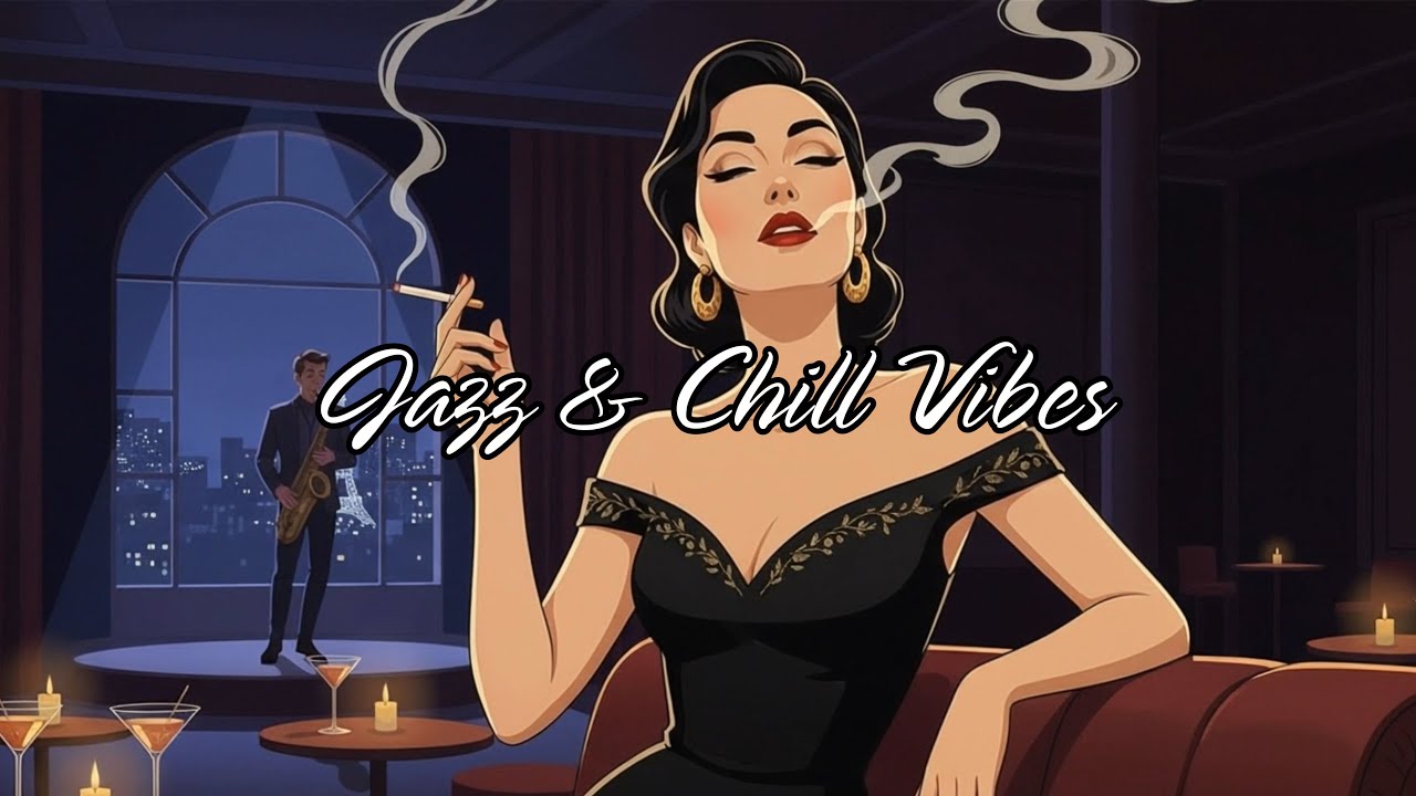 Midnight Silhouettes | Black & White Jazz Noir