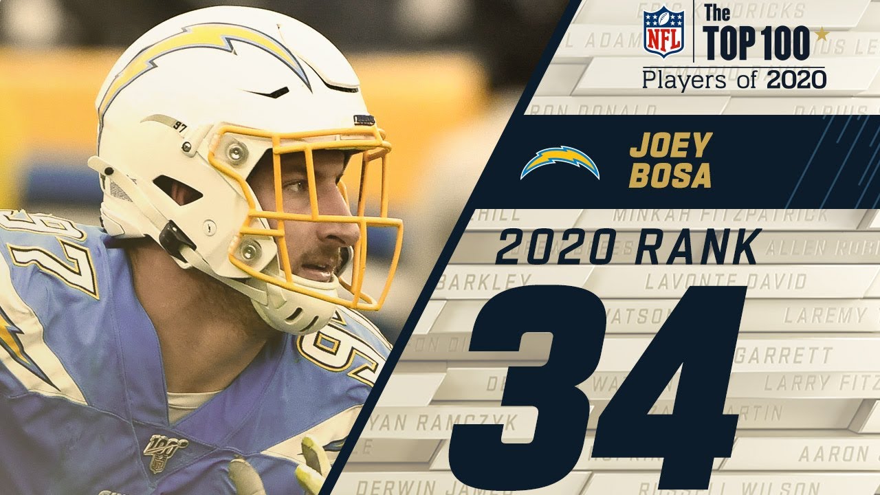 #34: Joey Bosa (DE, Chargers) | Top 100 NFL Players of 2020