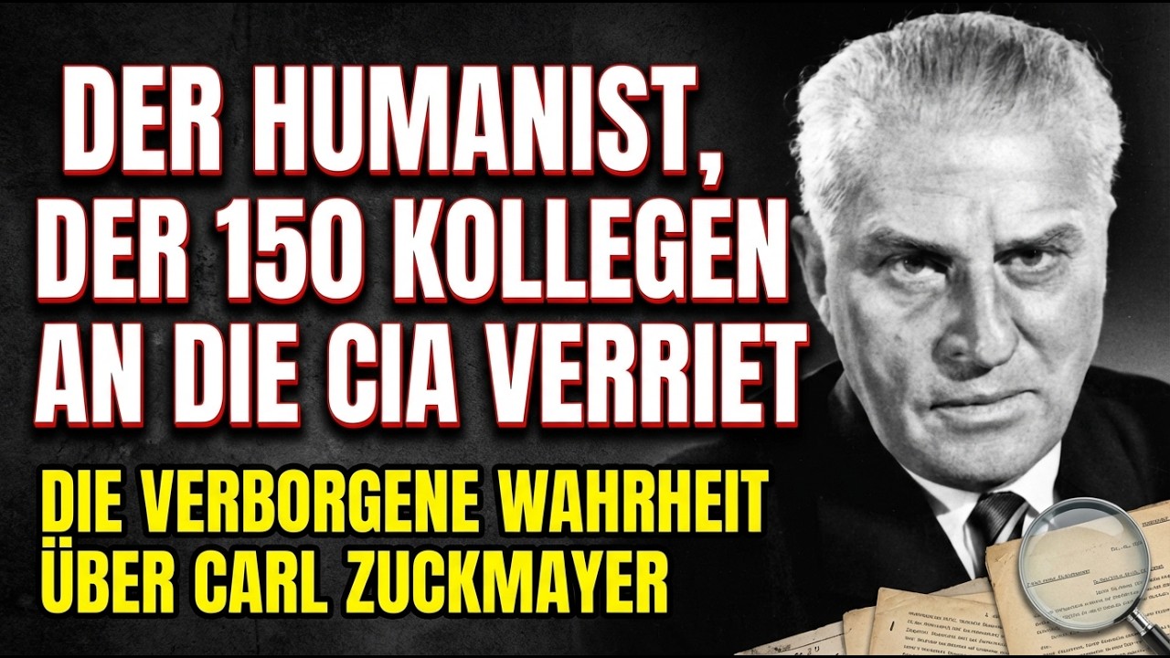 DER HUMANIST, DER 150 KOLLEGEN AN DIE CIA VERRIET — DIE VERBORGENE WAHRHEIT ÜBER CARL ZUCKMAYER