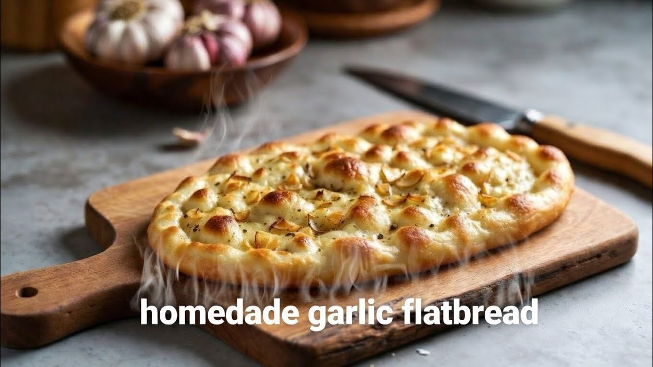Episode 3 - homemade garlic flatbread! 
