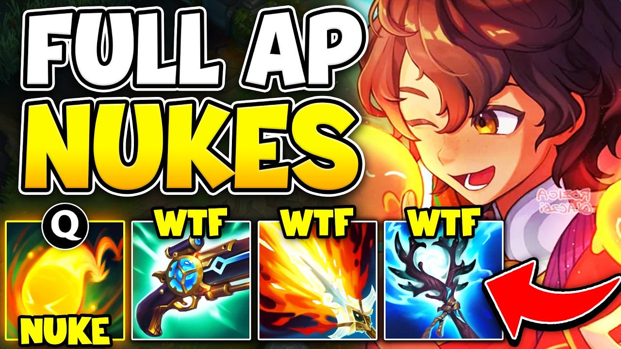 FULL AP MILIO IS MY NEW FAVORITE CHAMP! (THROW NUCLEAR BEACH BALLS)