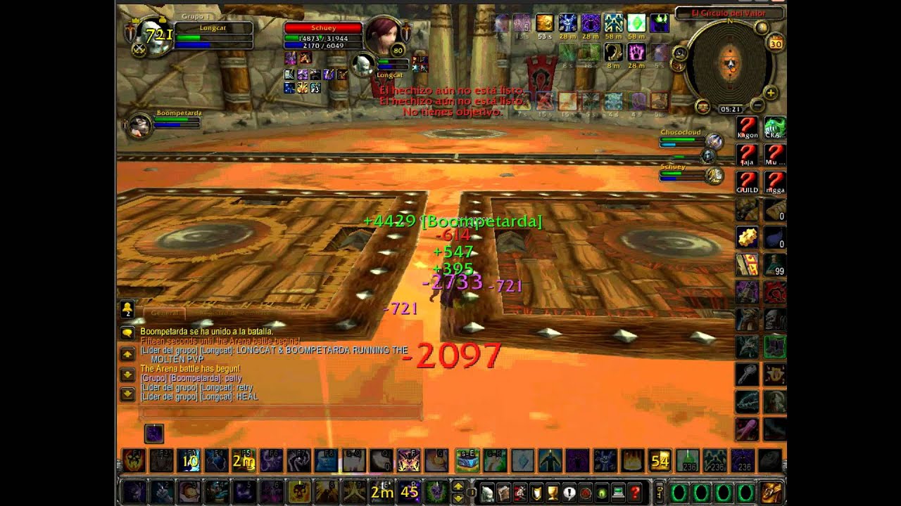 Longcat & Boompetarda RUNNING MOLTEN ( RAGNAROS )