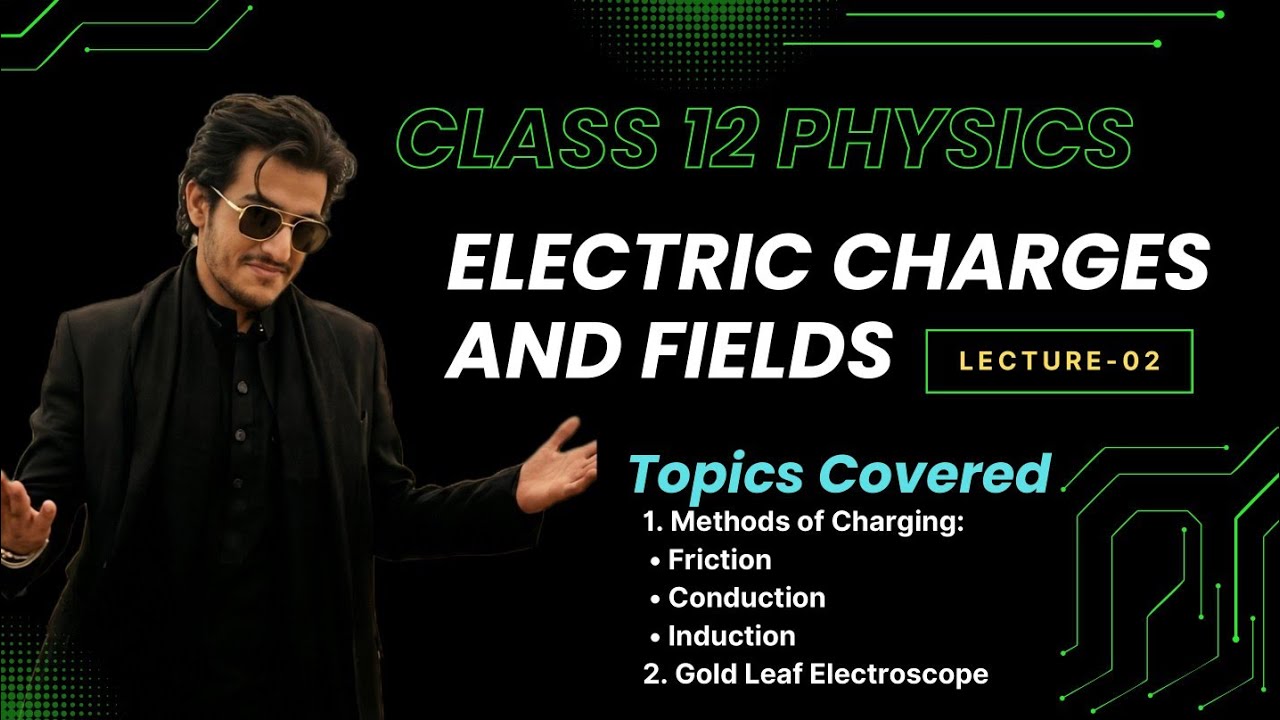 Class 12: Electric Charges and Fields 02 || Methods of Charging || Gold Leaf Electroscope|| JEE NEET