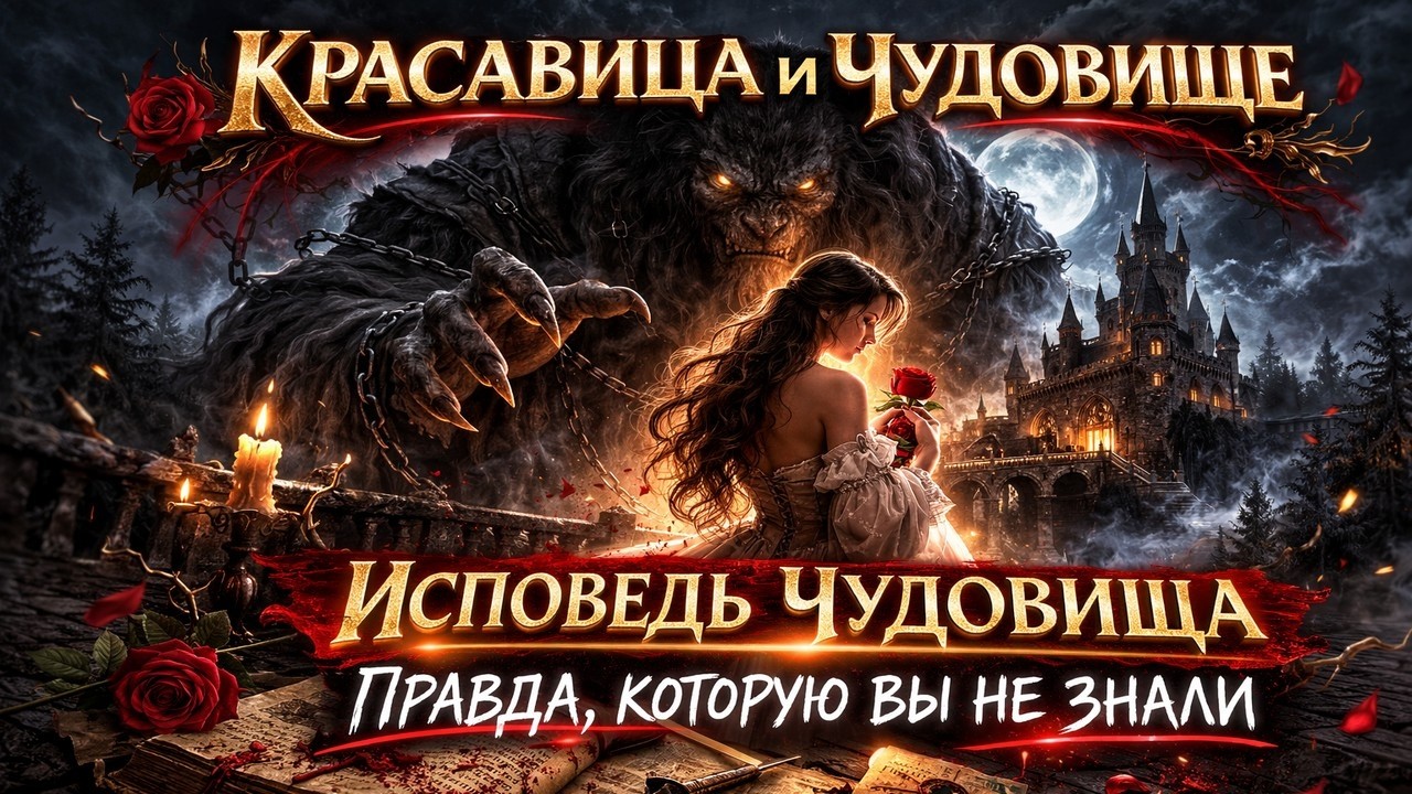 🥀 КРАСАВИЦА И ЧУДОВИЩЕ — Я был чудовищем… или люди сделали меня таким? | Исповедь проклятого