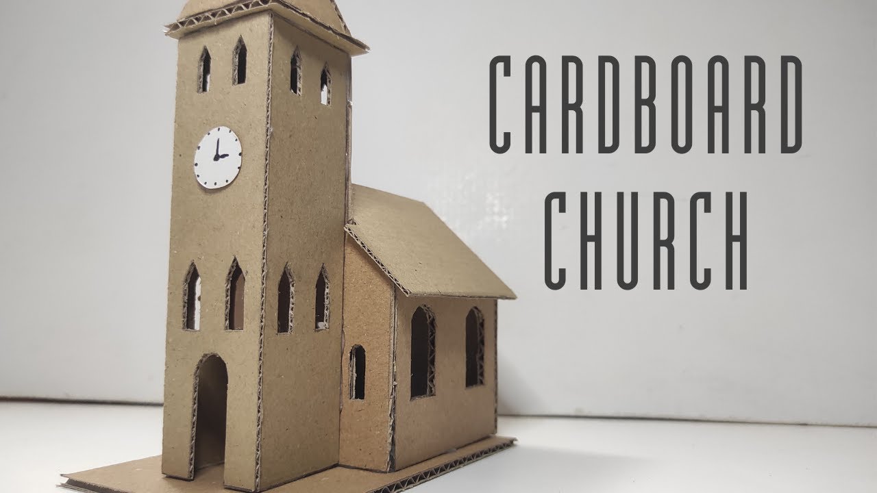 How to make a cardboard church