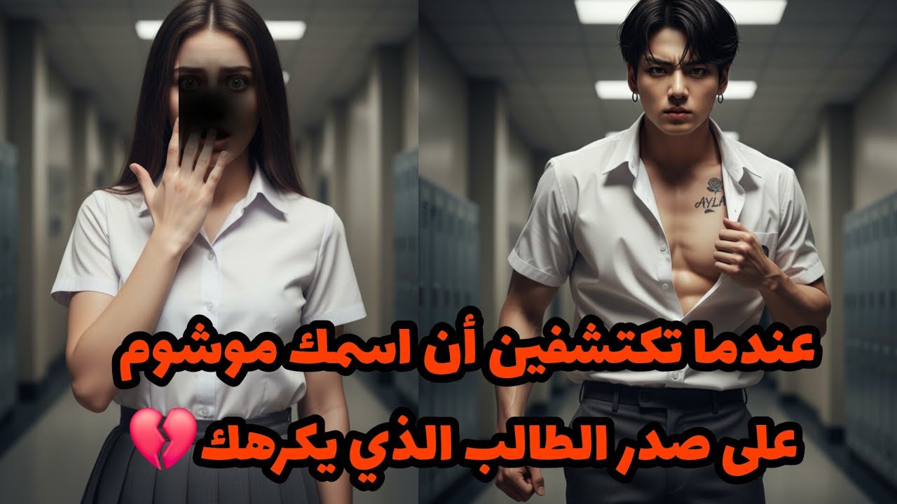 عندما تكتشفين أن اسمك موشوم على صدر الطالب الذي يكرهك بشدة