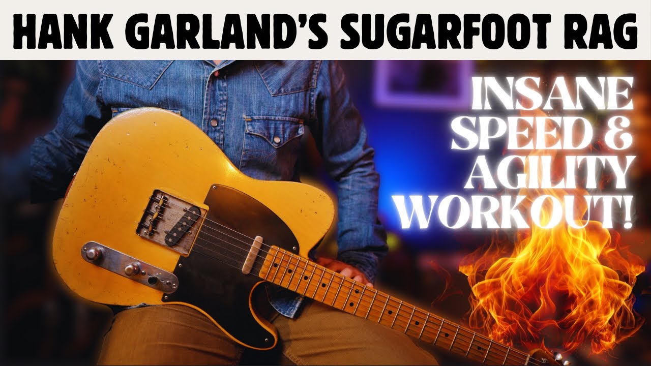 Clean up your picking with Hank Garland's Sugarfoot Rag! Lead & chord study for hot country guitar!