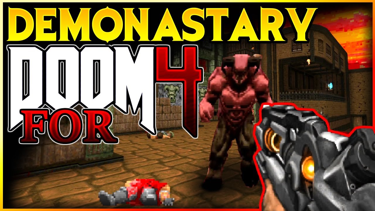 Feels Like Doom Eternal! | MOD: Doom 4 For Doom on DEMONASTARY.wad (D4D + ClusterPlex Soon?)