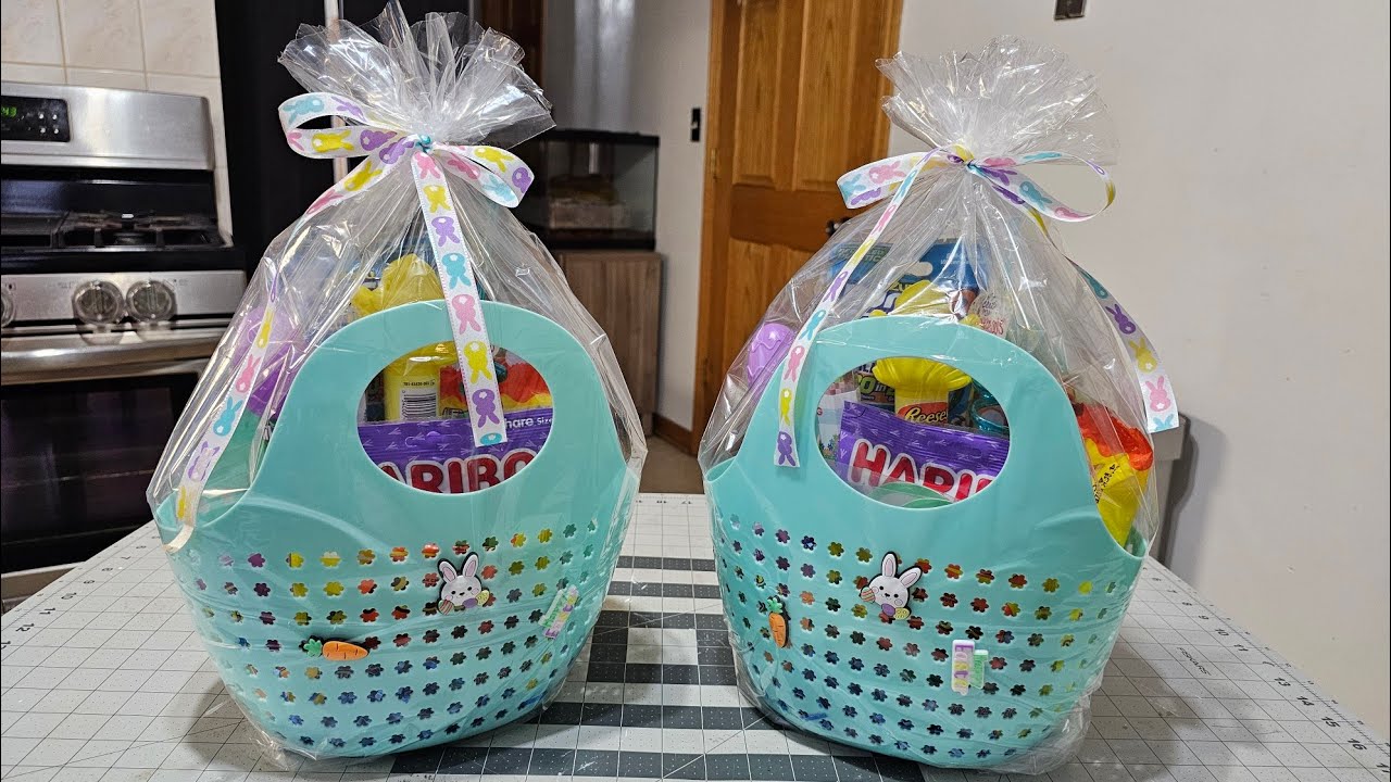 #easter Diy Easter Baskets from Dollar Tree