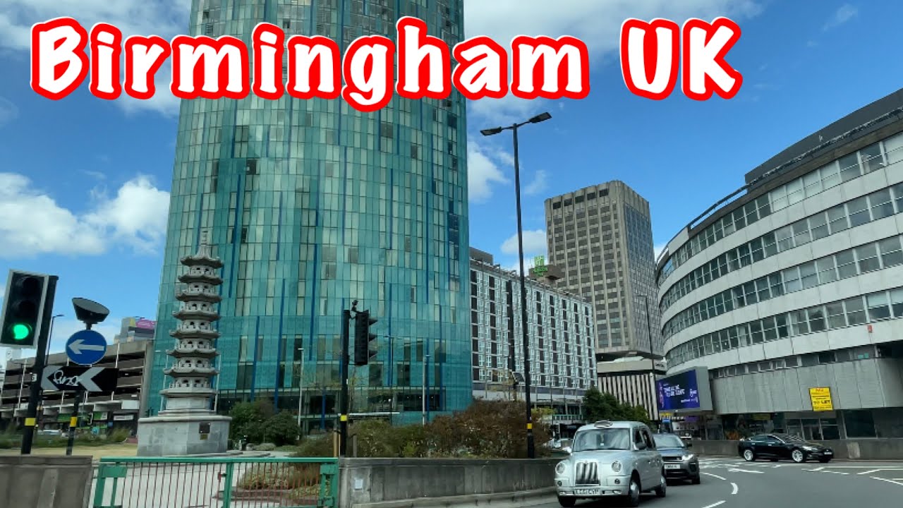 [4K] Driving in Birmingham city UK
