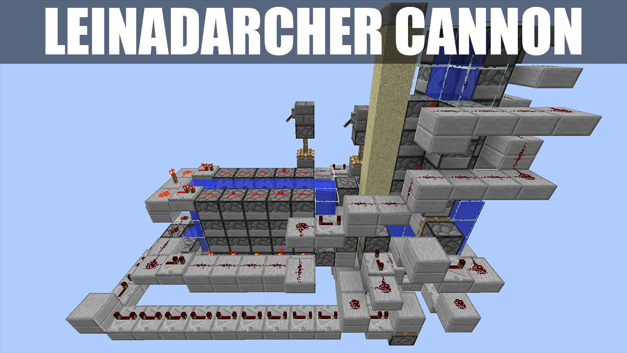 Minecraft: Compact Leinadarcher Cannon [1.8.8 & 1.8.9 Only] [Can Do Everything!] [Tutorial]