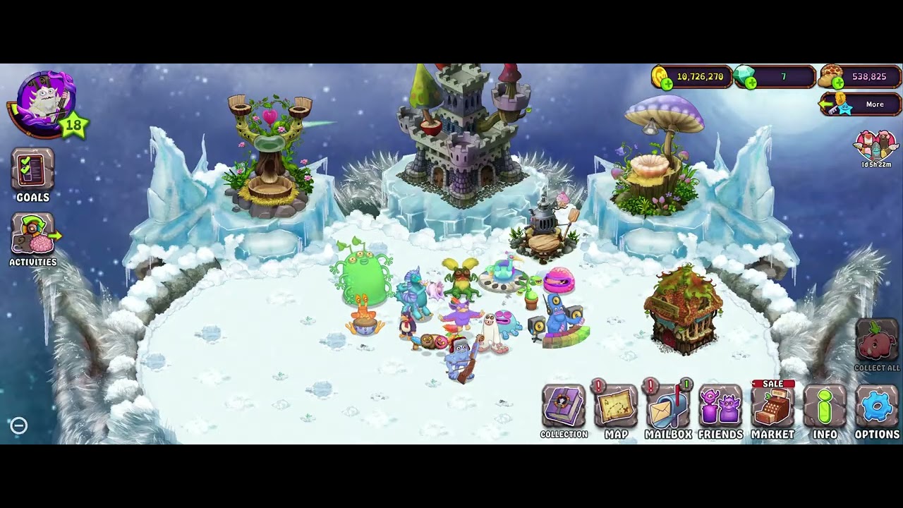 My Singing Monsters (Cold Island) Getting Started!!!
