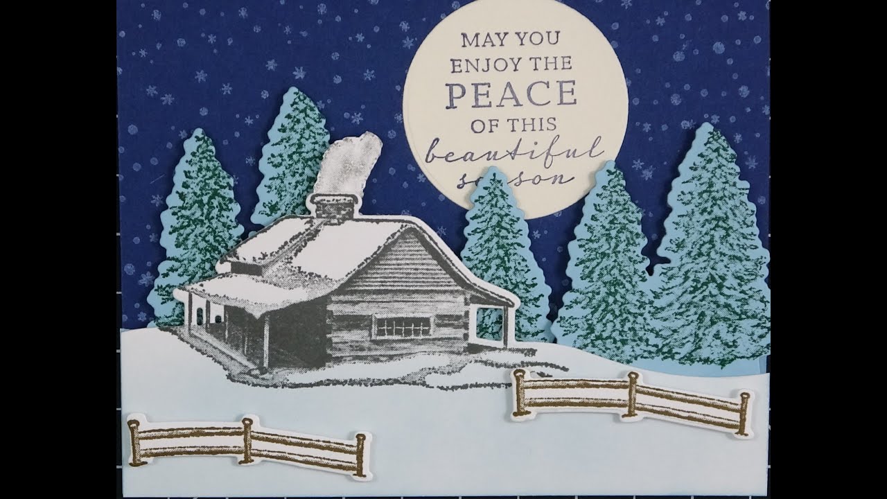 Peaceful Cabin Card