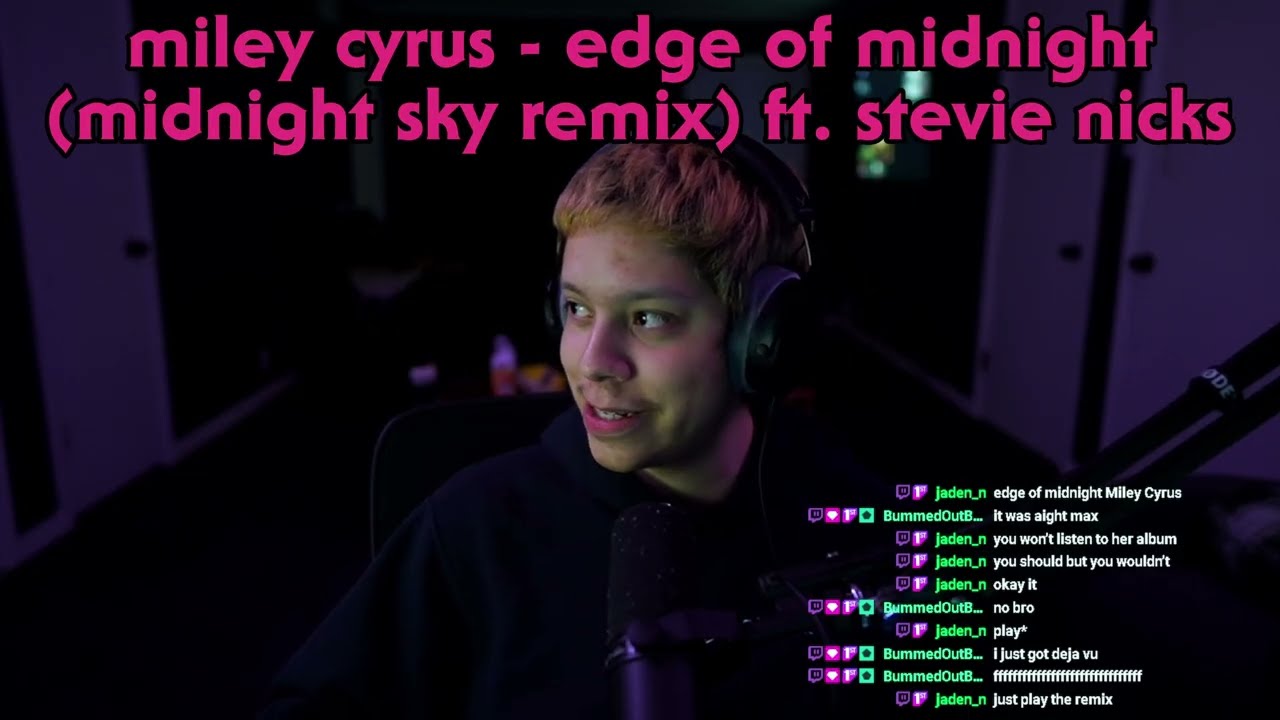 edge of midnight (midnight sky remix) by miley cyrus ft. stevie nicks - first reaction
