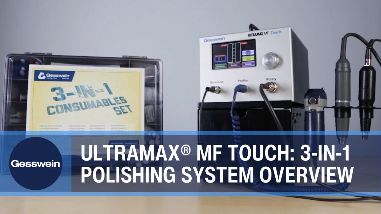 Ultramax MF Touch 3-in-1 Ultrasonic Polishing System Overview