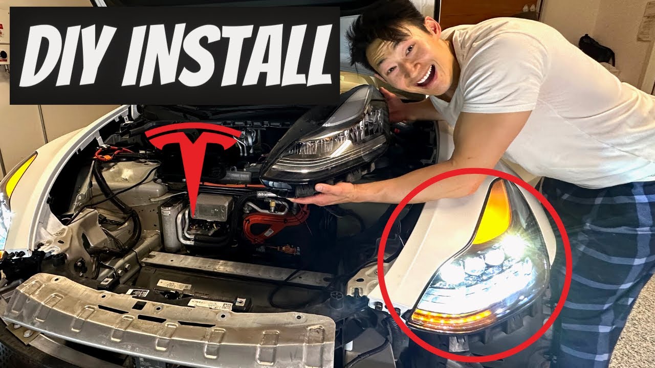 Tesla Alpharex Headlights Review (Front Bumper Removal and Install)