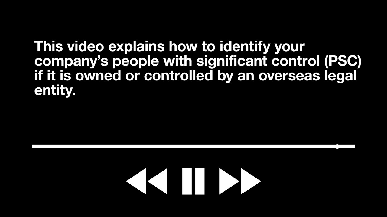 How to identify your company&rsquo;s PSC if it's owned or controlled by an overseas legal entity