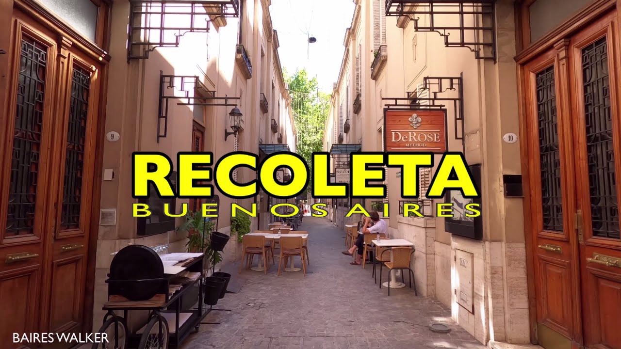 [4K] Buenos Aires Walk - Barrio de Recoleta / Recoleta neighborhood - Buenos Aires - Argentina