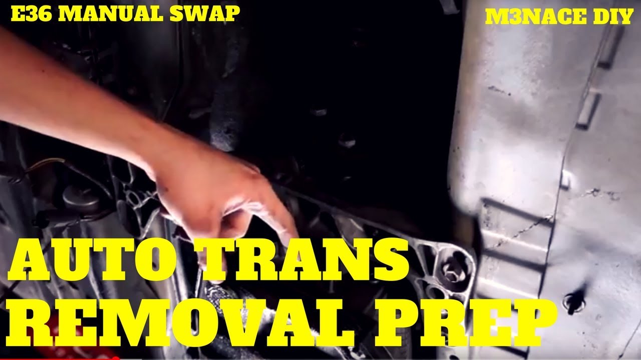 Automatic Trans Removal Prep: E36 Manual Swap