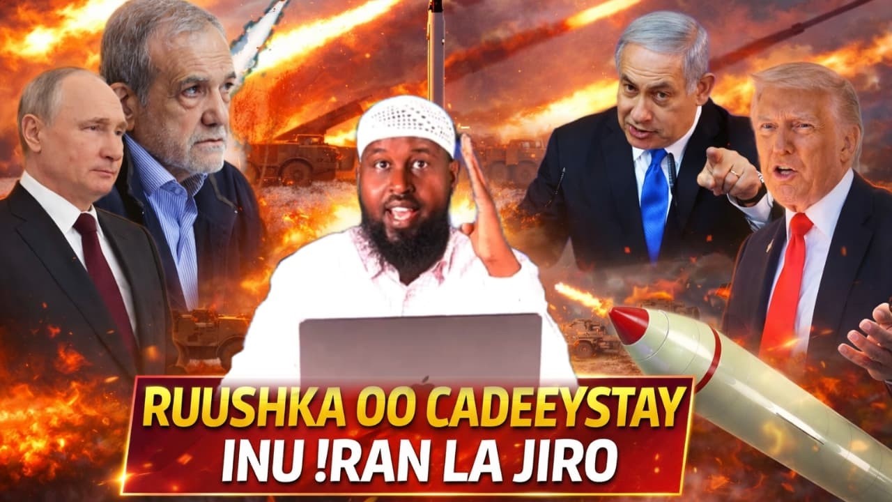 !RAN OO CAAWA HESHAY GARAB WEYN: RUUSHKA OO WAR CULUS SO SAARAY; CARABTA OO DIIDAY INAY !RAAN DUQEYA