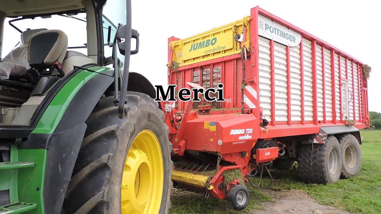 Ensilage d'herbe mis en boudin en Bretagne / Euro bagging / Eta Des Abers !