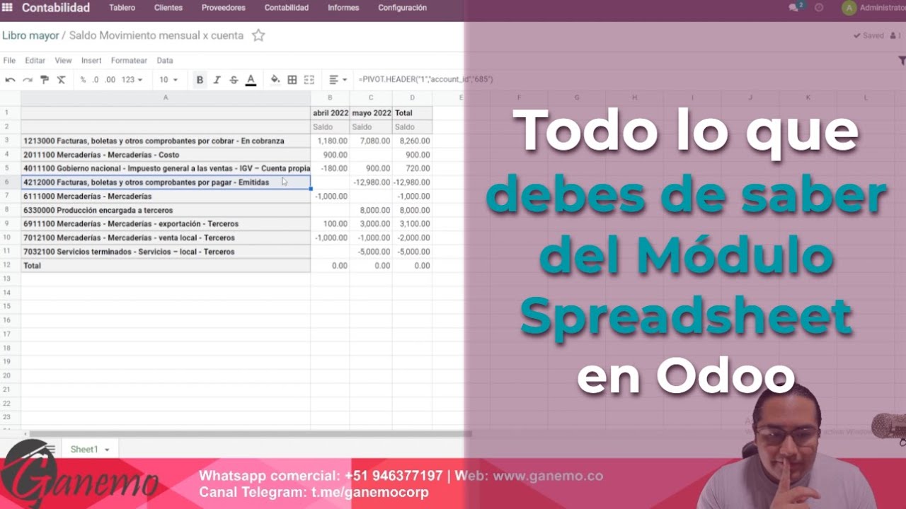 Fundamentos de Odoo Spreadsheet (Mejor explicación) #1 😎✅
